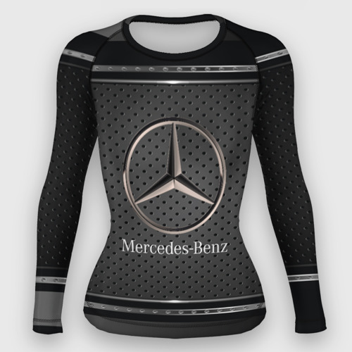 Женский рашгард 3D Mercedes Benz Мерседес Бенз, цвет 3D печать