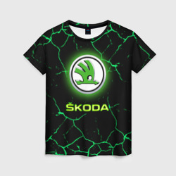 Женская футболка 3D Skoda