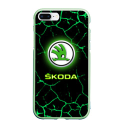 Чехол для iPhone 7Plus/8 Plus матовый Skoda