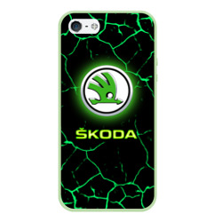 Чехол для iPhone 5/5S матовый Skoda