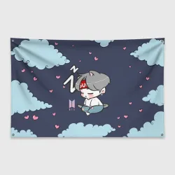 Флаг-баннер BTS Sleep