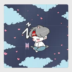 Магнитный плакат 3Х3 BTS Sleep