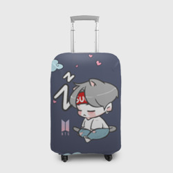 Чехол для чемодана 3D BTS Sleep