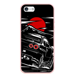 Чехол для iPhone 5/5S матовый Skyline R 34 R34 скайлайн