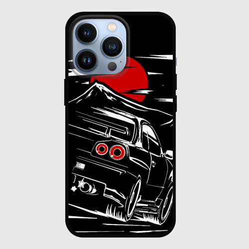 Чехол для iPhone 13 Pro Skyline R 34 R34 скайлайн