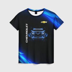 Женская футболка 3D Chevrolet