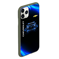 Чехол для iPhone 11 Pro матовый Chevrolet - фото 2