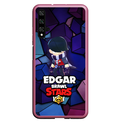 Чехол для Honor 20 Brawl Stars Edgar, цвет малиновый