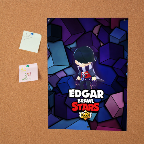 Постер Brawl Stars Edgar - фото 2