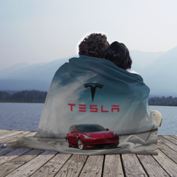Плед 3D Tesla Model 3 - фото 2