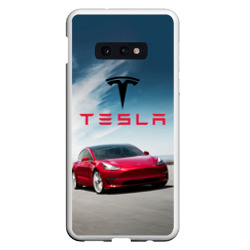 Чехол для Samsung S10E Tesla Model 3