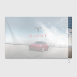 Флаг 3D Tesla Model 3 - фото 2