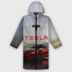 Женский дождевик 3D Tesla Roadster