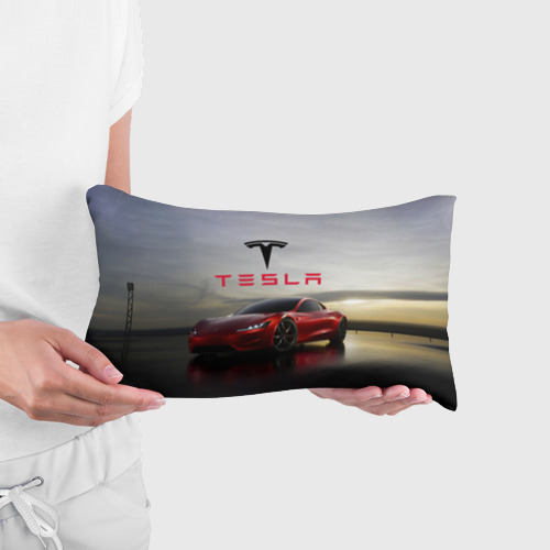 Подушка 3D антистресс Tesla Roadster - фото 3