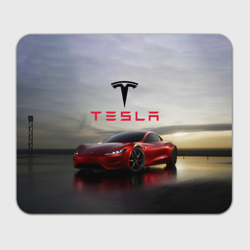 Прямоугольный коврик для мышки Tesla Roadster
