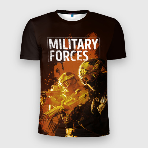 Мужская футболка 3D Slim Military Forces, цвет 3D печать