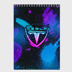 Скетчбук Tesla neon