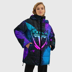 Женская зимняя куртка Oversize Tesla neon - фото 2