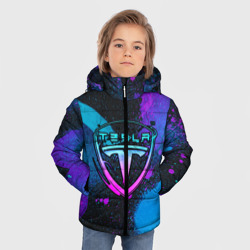 Зимняя куртка для мальчиков 3D Tesla neon - фото 2