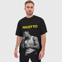 Мужская футболка oversize 3D Нилетто - фото 2