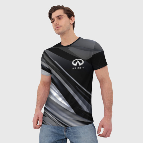 Мужская футболка 3D Infiniti, цвет 3D печать - фото 3