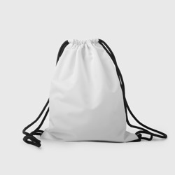 Рюкзак с принтом Гинтама Элизабет для любого человека, вид сзади №1. Цвет основы: белый