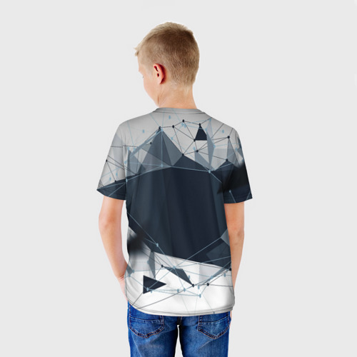 Детская футболка 3D с принтом DEATH STRANDING, вид сзади #2