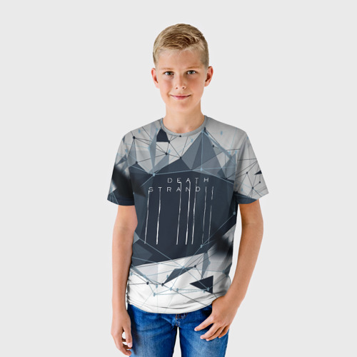 Детская футболка 3D с принтом DEATH STRANDING, фото на моделе #1