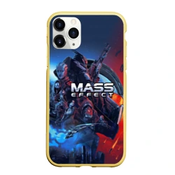 Чехол для iPhone 11 Pro Max матовый Mass Effect Legendary ed