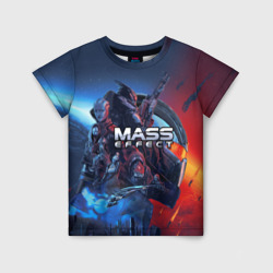 Детская футболка 3D Mass Effect Legendary ed