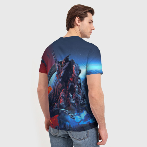 Мужская футболка 3D Mass Effect Legendary ed - фото 4