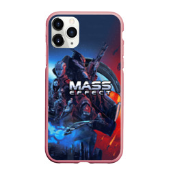 Чехол для iPhone 11 Pro Max матовый Mass Effect Legendary ed
