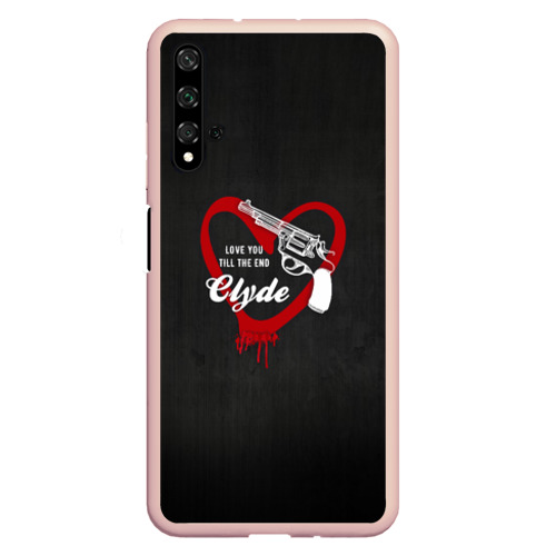 Чехол для Honor 20 Clyde, цвет светло-розовый