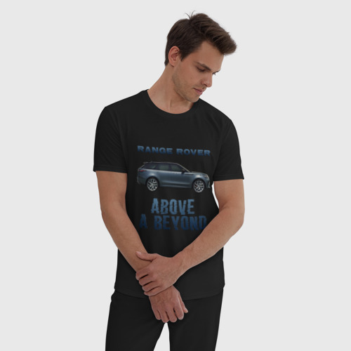 Мужская пижама хлопок Range Rover Above a Beyond, цвет черный - фото 3