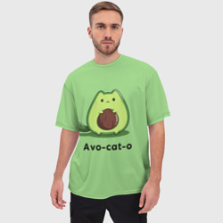 Мужская футболка oversize 3D Avo - cat - o - фото 2