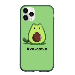 Чехол для iPhone 11 Pro матовый Avo - cat - o