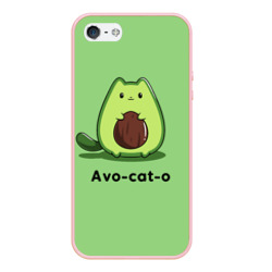 Чехол для iPhone 5/5S матовый Avo - cat - o