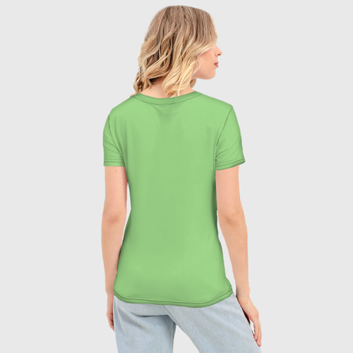 Женская футболка 3D Slim Avo - cat - o, цвет 3D печать - фото 4