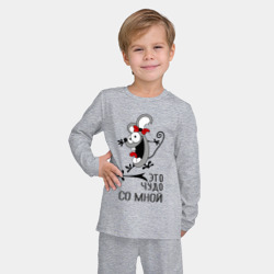 Детская пижама с лонгсливом хлопок Крэзи - фото 2