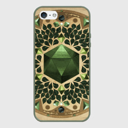 Чехол для iPhone 5/5S матовый Средневековый ДнД паттерн