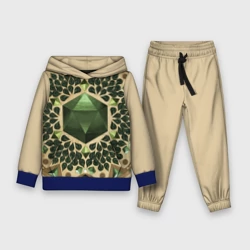 Детский костюм с толстовкой 3D Средневековый ДнД паттерн