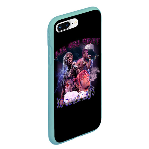 Чехол для iPhone 7Plus/8 Plus матовый LIL Uzi Vert Xo tour Llif3, цвет мятный - фото 3