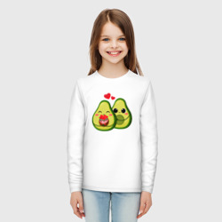 Детский лонгслив хлопок Семья авокадо - фото 2