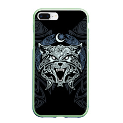 Чехол для iPhone 7Plus/8 Plus матовый Фенрир волк скандинавский