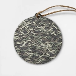 Деревянная игрушка круг Камуфляж - Серёга