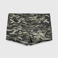 Детские купальные плавки 3D Камуфляж - Серёга