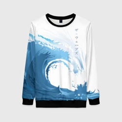 Женский свитшот 3D Wave волны