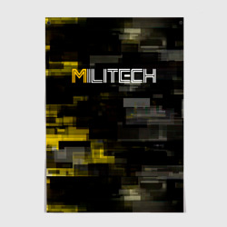 Постер Militech камуфляж Cyberpunk 2077