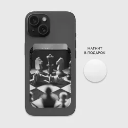 Картхолдер Magsafe магнитный Шахматы фигуры доска ход мат - фото 2
