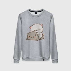 Женский свитшот хлопок Милые котики